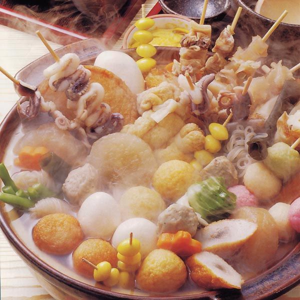 日本美食-名物料理：煮物料理的偶扽·关东煮（御田） おでん 图