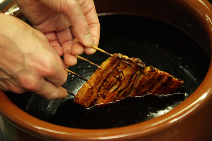 日本料理料理法 蒲烧（かばやき） 鳗鱼，星鳗，鳢鱼